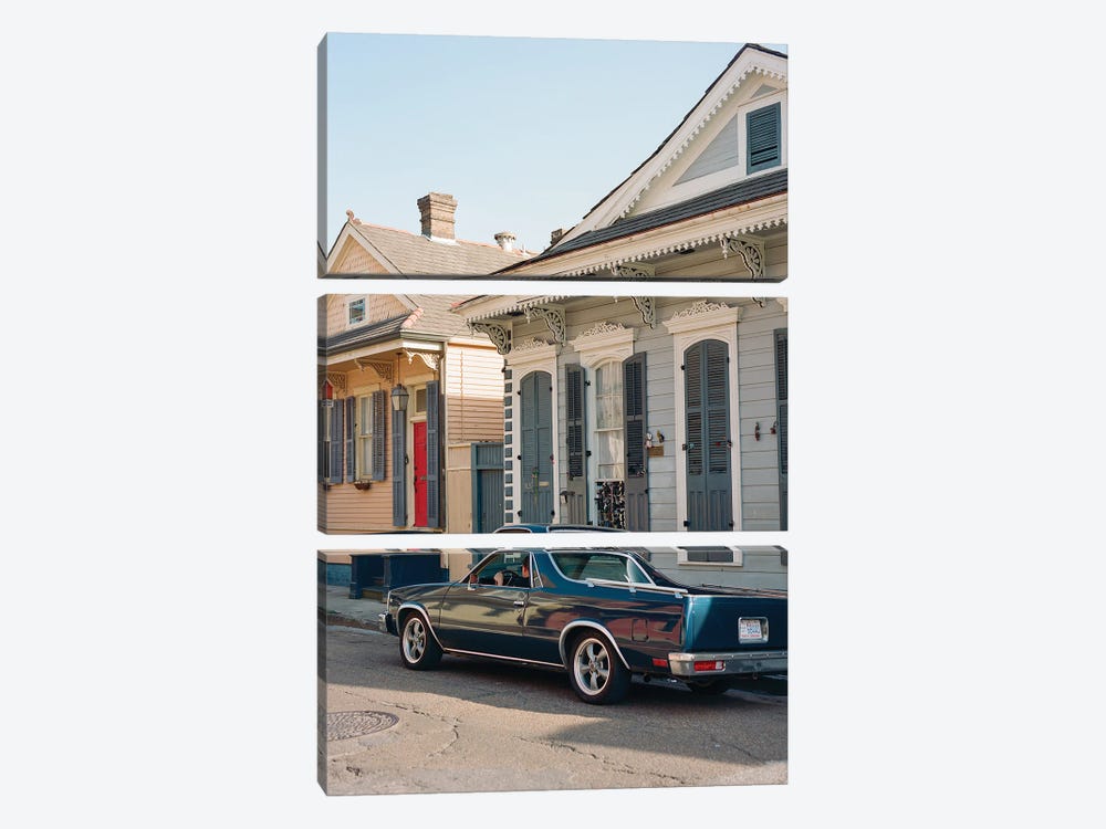 New Orleans Ride II On Film by Bethany Young 3-piece Canvas Art Print