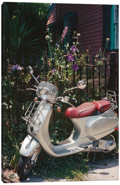 New Orleans Ride IV On Film Canvas Art Print - Scooters