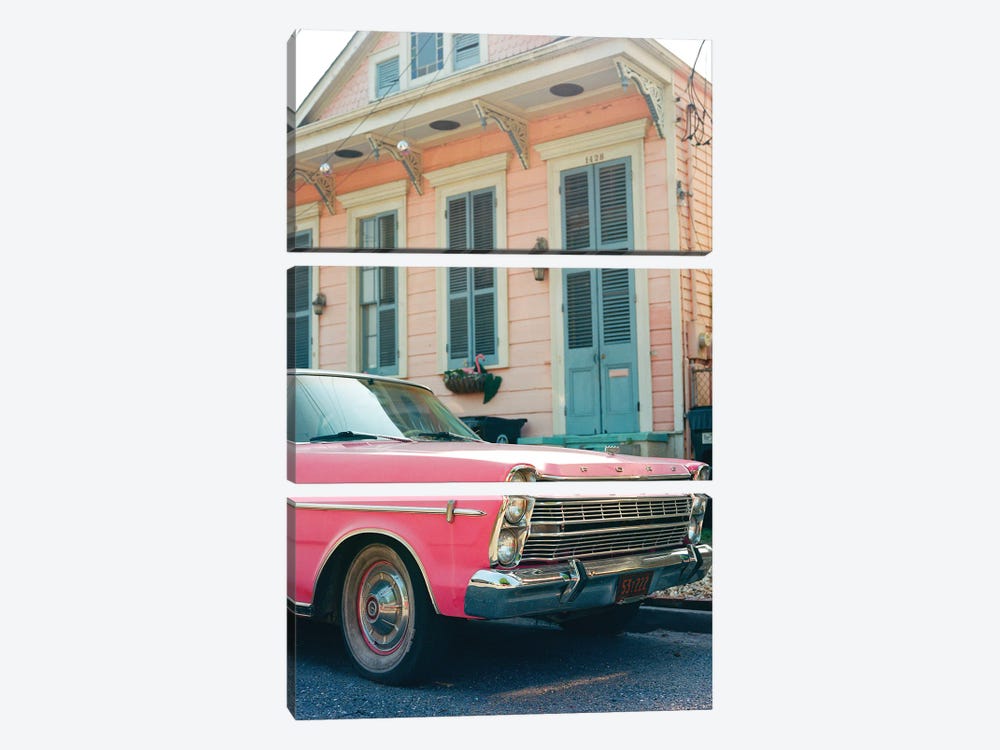 New Orleans Ride On Film by Bethany Young 3-piece Canvas Art Print