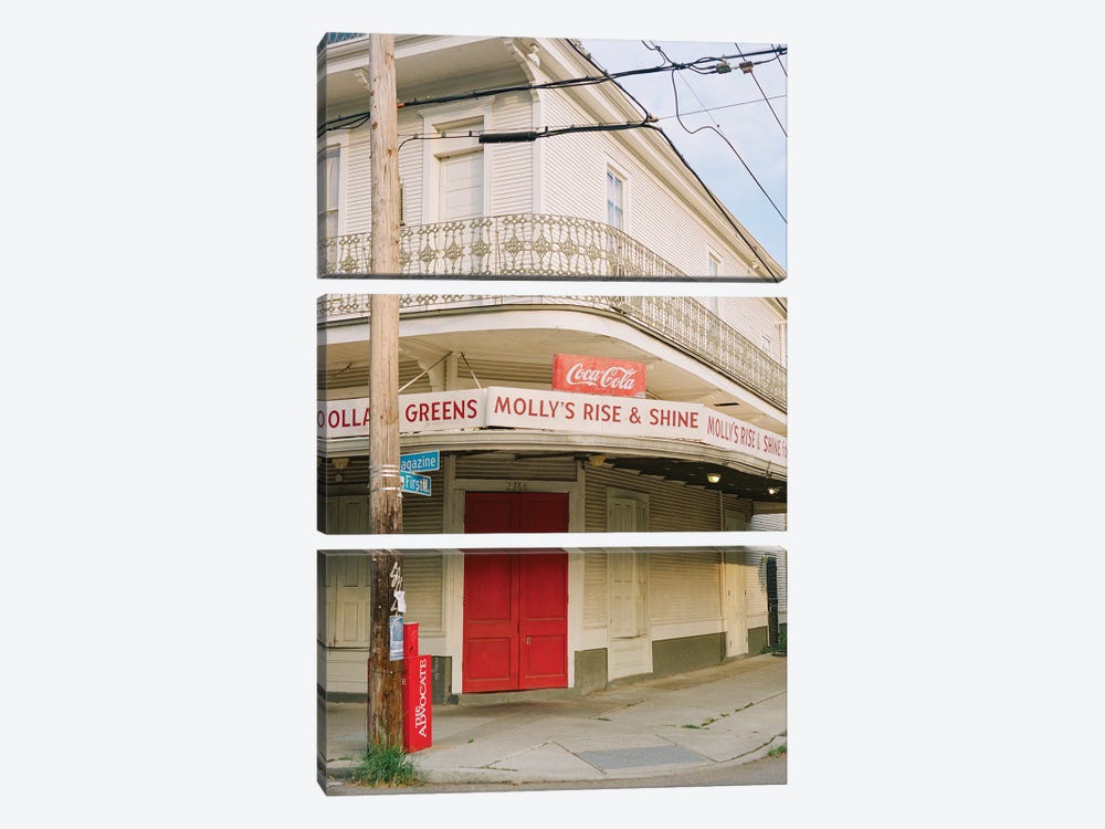 New Orleans Diner On Film by Bethany Young 3-piece Canvas Art