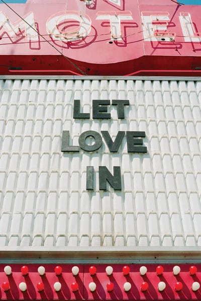 Let Love In On Film by Bethany Young framed wall art