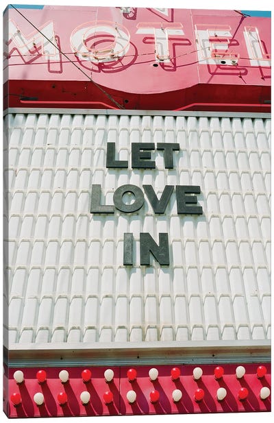 Let Love In On Film Canvas Art Print - Bethany Young