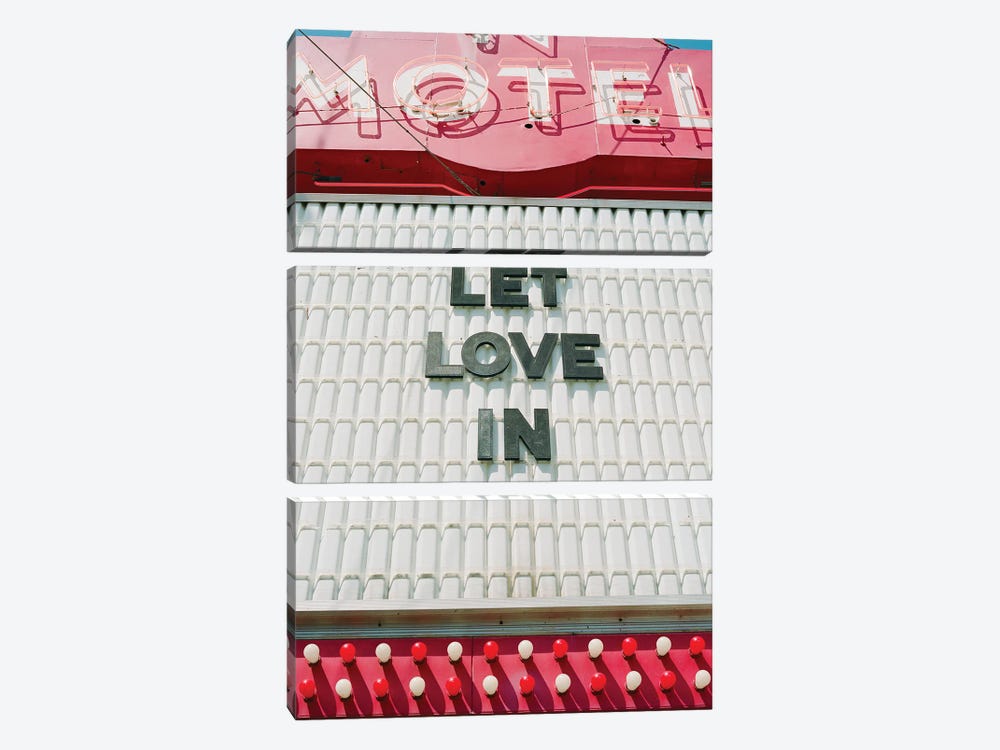 Let Love In On Film by Bethany Young 3-piece Canvas Print