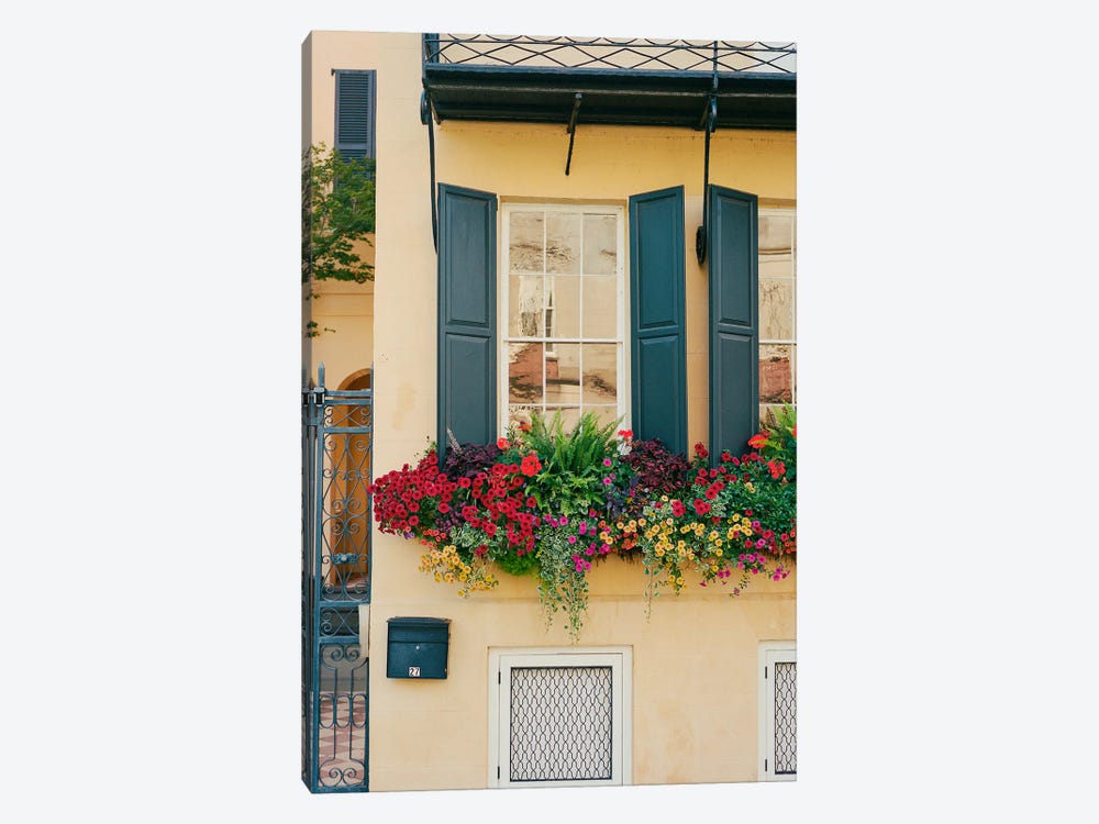Charleston Architecture On Film by Bethany Young 1-piece Canvas Wall Art
