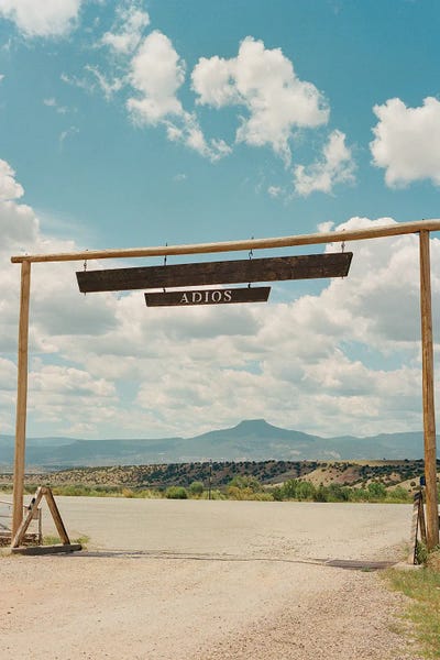 New Mexico: Ghost Ranch X by Bethany Young