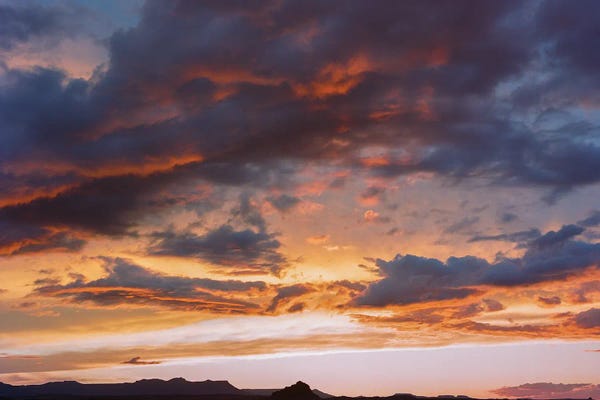 New Mexico: Shiprock Sunset VIII by Bethany Young