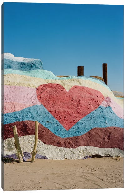 Salvation Mountain Heart Canvas Art Print - Bethany Young