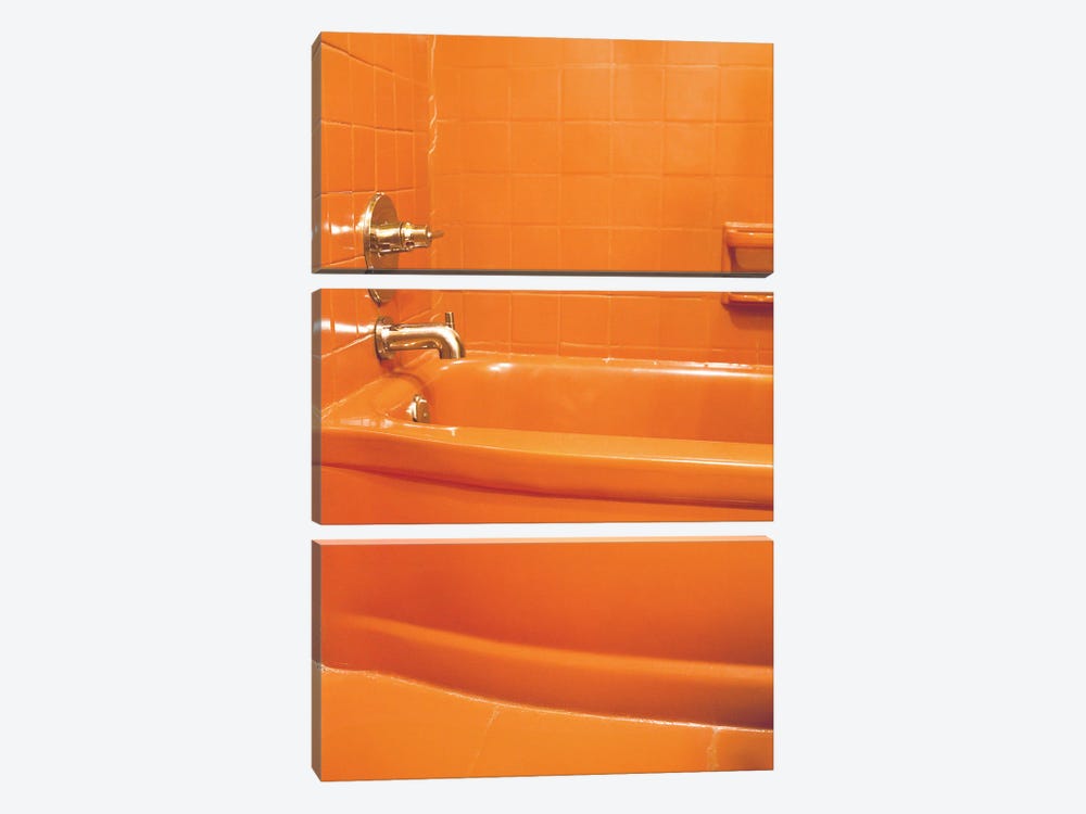 Orange Tub by Bethany Young 3-piece Canvas Art Print