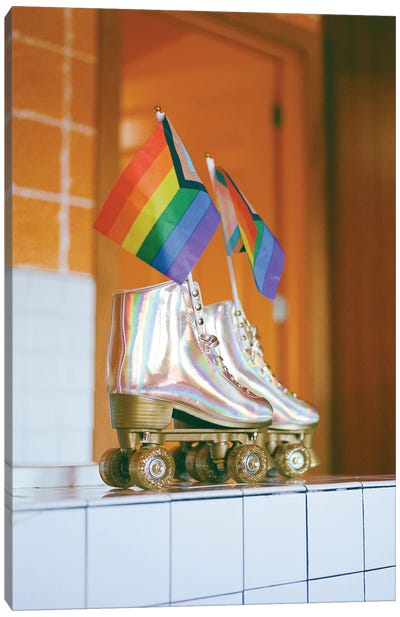 Pride Skate Canvas Art Print - Bethany Young