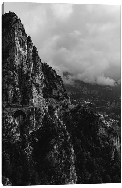 Amalfi Coast Drive VIII Canvas Art Print - Cliff Art