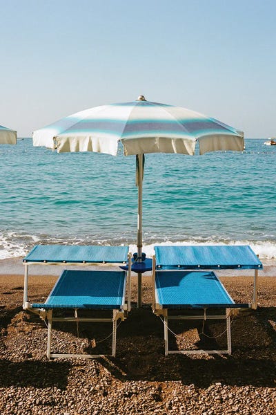 Beach Lover: Positano Beach IV On Film by Bethany Young