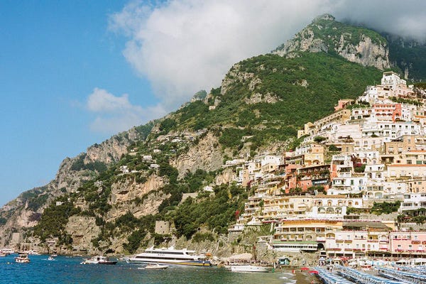 Amalfi Coast: Positano Beach XI On Film by Bethany Young