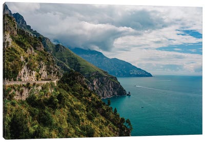 Amalfi Coast Drive XIX Canvas Art Print - Campania Art