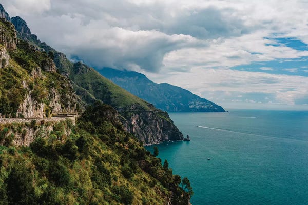 Cliffs: Amalfi Coast Drive XIX by Bethany Young
