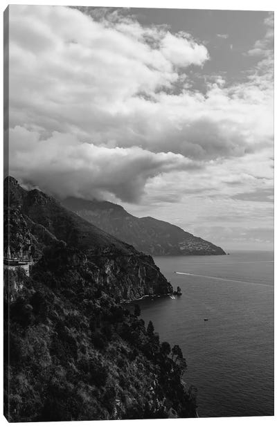 Amalfi Coast Drive XX Canvas Art Print - Cliff Art