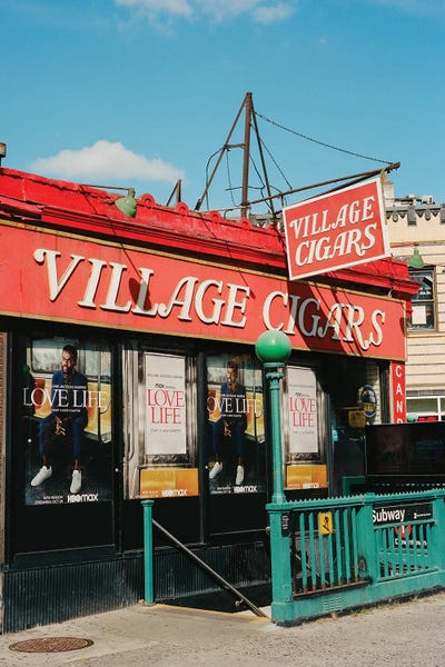 Village Cigars On Film by Bethany Young acrylic art print