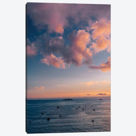 Amalfi Coast Sunset V Canvas Print #BTY246} by Bethany Young Canvas Art