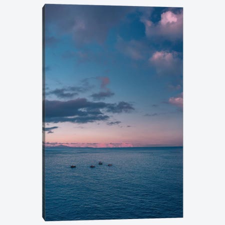 Amalfi Coast Sunset VI Canvas Print #BTY247} by Bethany Young Canvas Art