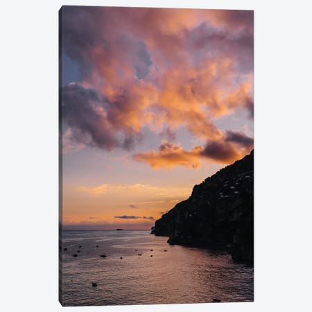Amalfi Coast Sunset I Canvas Print #BTY249} by Bethany Young Canvas Print