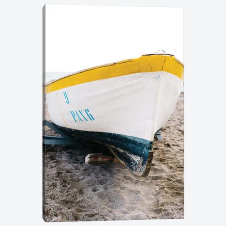 Positano Boat Canvas Print #BTY279} by Bethany Young Canvas Artwork