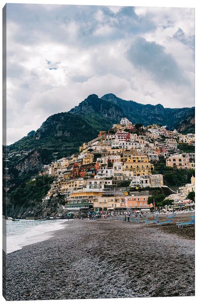 Rainy Positano XI Canvas Art Print - Amalfi Coast Art