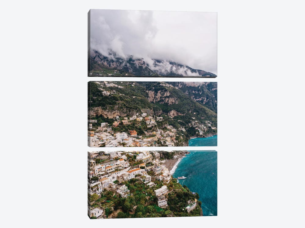 Stormy Positano II by Bethany Young 3-piece Canvas Artwork