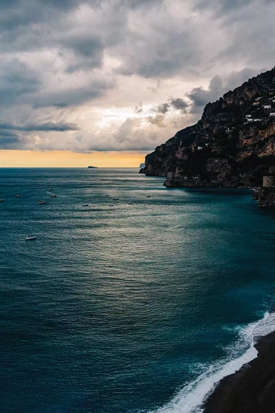Cliffs: Stormy Positano VII by Bethany Young