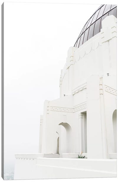 Griffith Observatory Canvas Art Print - Dome Art