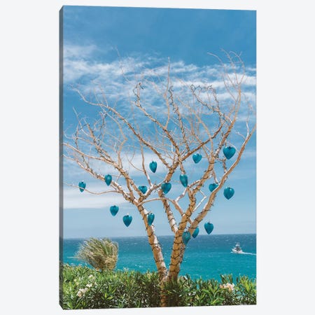 Cabo Glass Hearts Canvas Print #BTY389} by Bethany Young Canvas Wall Art