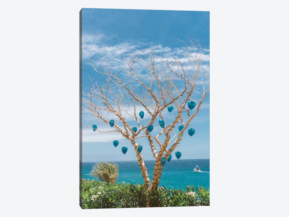 Cabo Glass Hearts by Bethany Young 1-piece Canvas Art Print