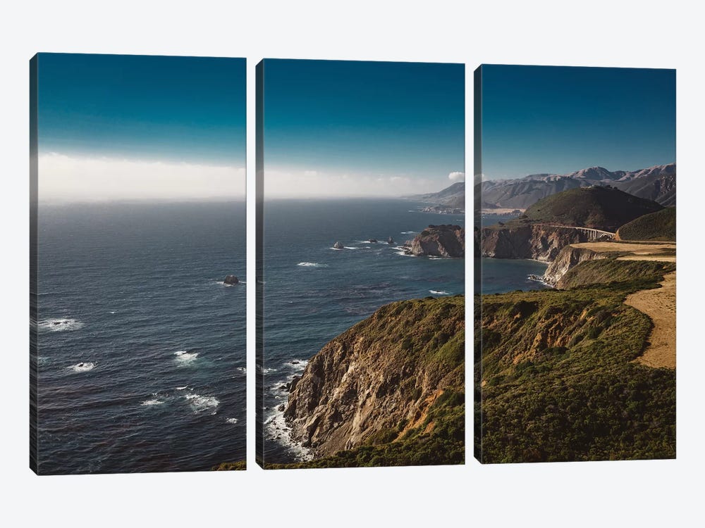 Big Sur California XII by Bethany Young 3-piece Canvas Wall Art