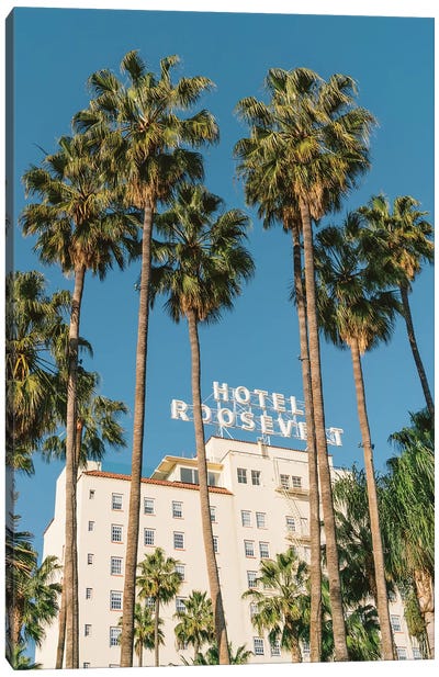 Hollywood Hotel Canvas Art Print - Signs