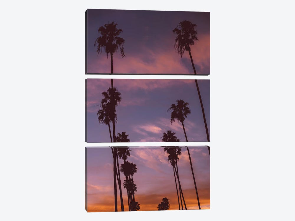 LA Sunset by Bethany Young 3-piece Canvas Wall Art