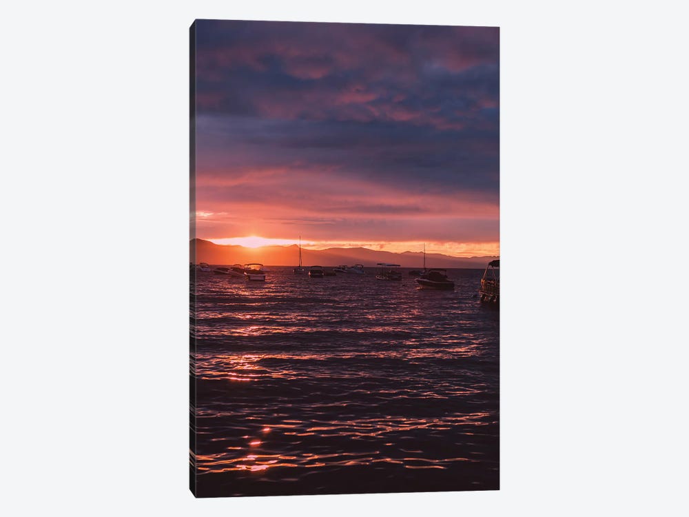 Lake Tahoe Sunset by Bethany Young 1-piece Canvas Wall Art