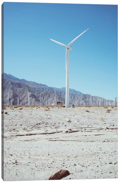 Palm Springs Windmills III Canvas Art Print - Bethany Young