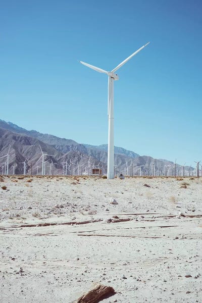 Rocks: Palm Springs Windmills III by Bethany Young