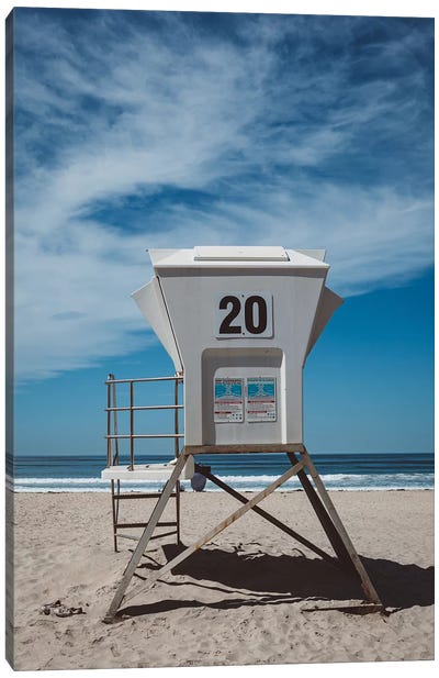 California Beach Day Canvas Art Print - Bethany Young