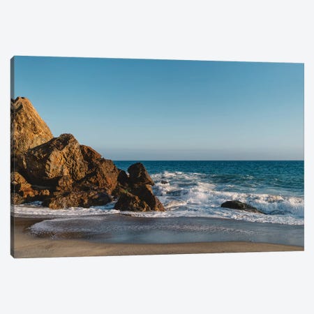 Malibu Sunset Canvas Print #BTY57} by Bethany Young Canvas Artwork