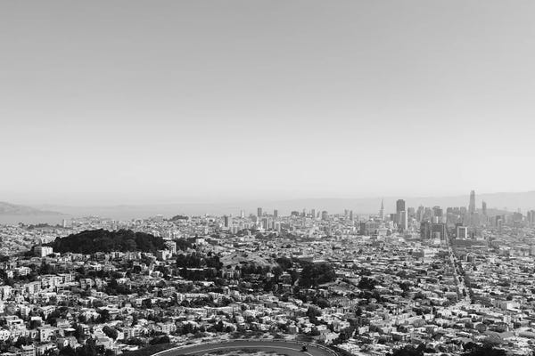 San Francisco Skylines: San Francisco View by Bethany Young