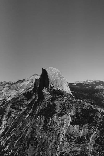 Black & White Florals: Glacier Point, Yosemite National Park II by Bethany Young