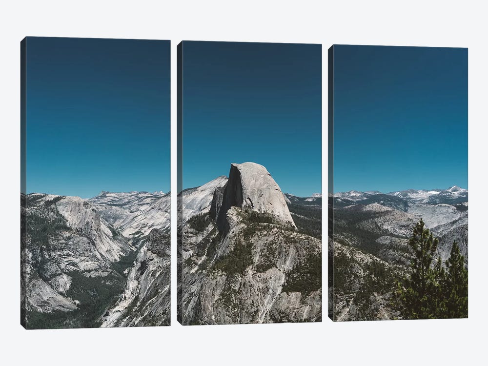 Glacier Point, Yosemite National Park V by Bethany Young 3-piece Canvas Wall Art