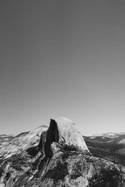 Black & White Florals: Glacier Point, Yosemite National Park by Bethany Young