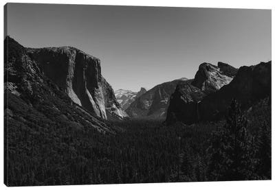 Tunnel View, Yosemite National Park IV Canvas Art Print - Yosemite National Park Art