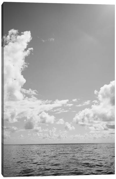 Monochrome Ocean View III Canvas Art Print - Bethany Young