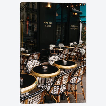 Paris Cafe VIII Canvas Print #BTY72} by Bethany Young Canvas Print