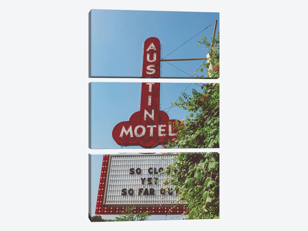 Austin Motel by Bethany Young 3-piece Canvas Artwork