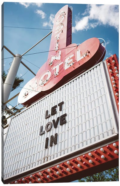 Let Love In II Canvas Art Print - Read the Signs