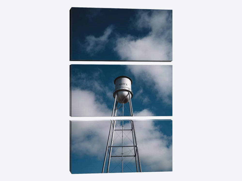 Marfa Water Tower by Bethany Young 3-piece Canvas Art Print