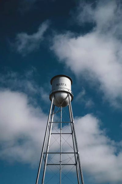 Novelty City Scenes: Marfa Water Tower by Bethany Young