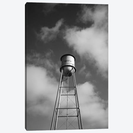 Monochrome Marfa Water Tower Canvas Print #BTY765} by Bethany Young Canvas Art Print